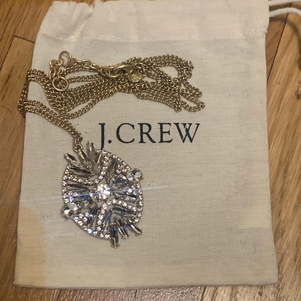 J. Crew crystal necklace